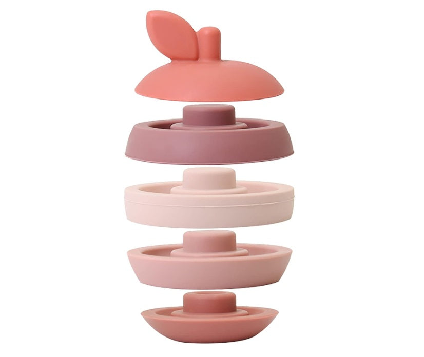 Silicone Stacking Apple Holiday Sensory